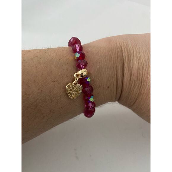 heart charm bracelet - Picture 1 of 4
